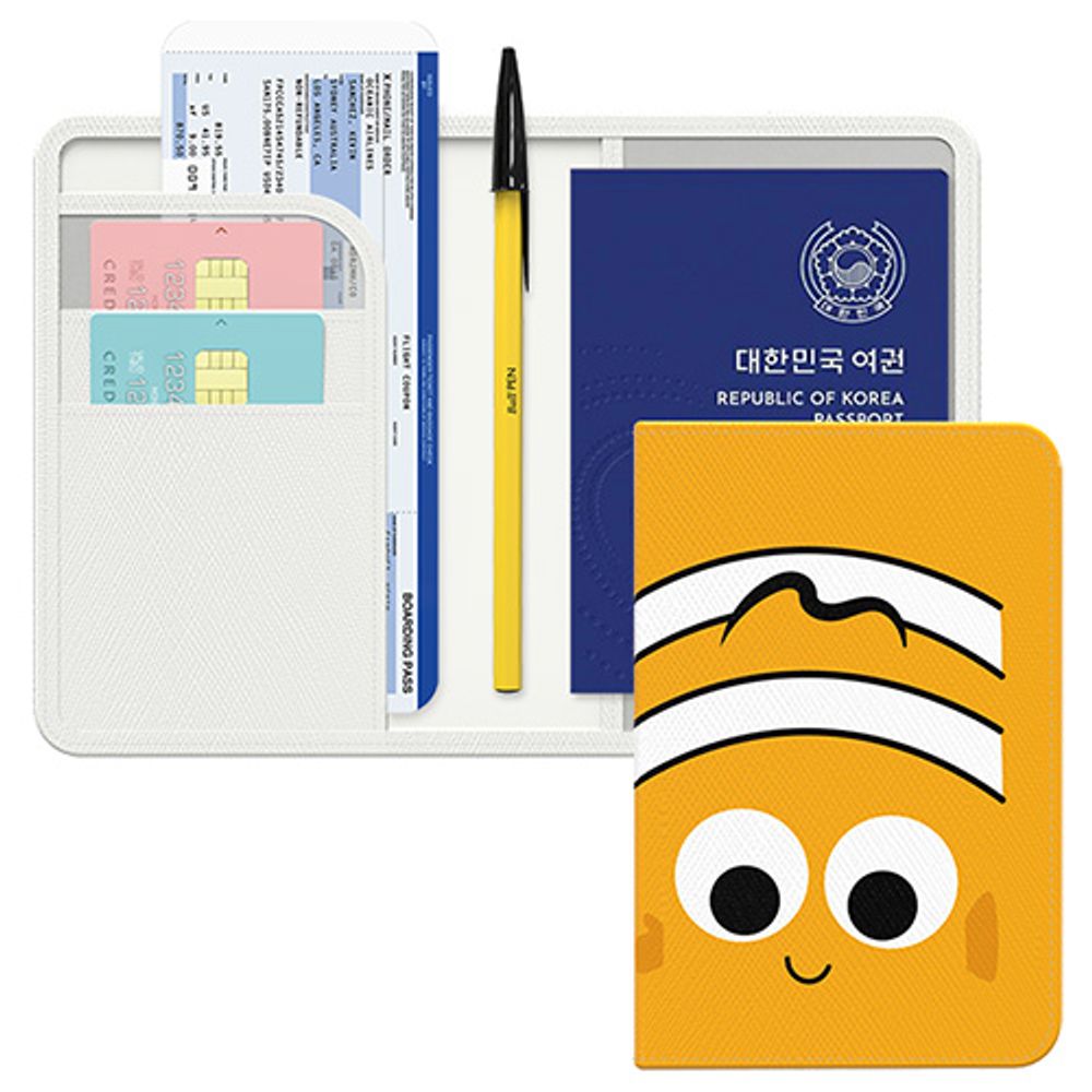 [S2B] Pixar Toys at Play RFID Anti-skimming passport case-Character Storage Pocket Overseas Travel Preparation Case-Made in Korea